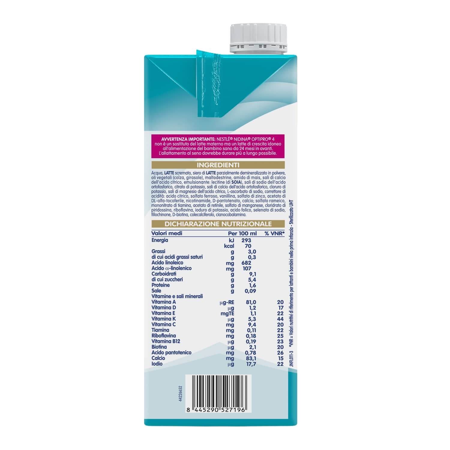 NIDINA OPTIPRO 4 LIQUIDO 1L