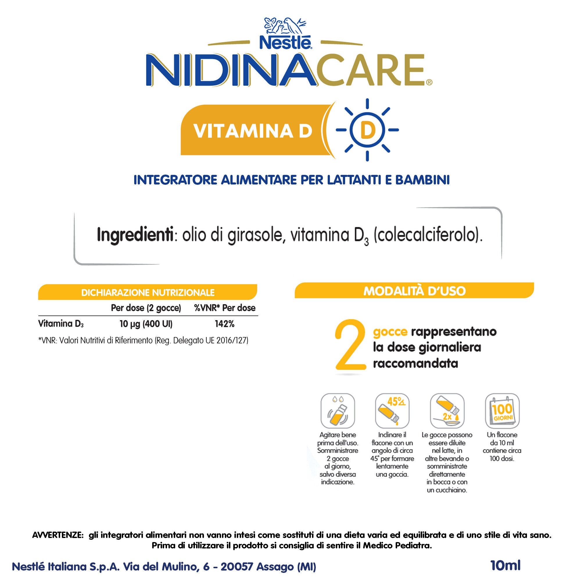 NIDINACARE VITAMINA D