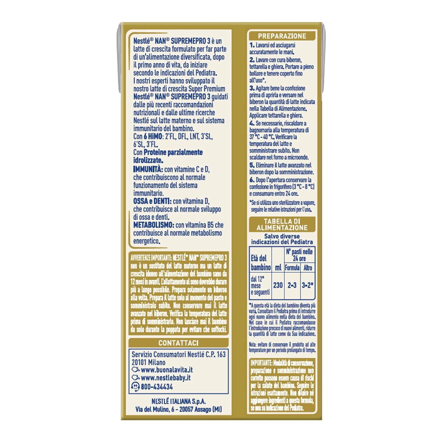 Nan Supremepro 3 Liquido