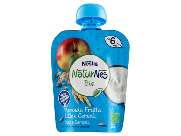 Pouch Mela Latte e Cereali Pouch Mela Latte e Cereali