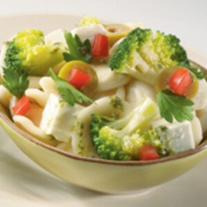 Insalata di retichelle, broccoli e feta Insalata di retichelle, broccoli e feta