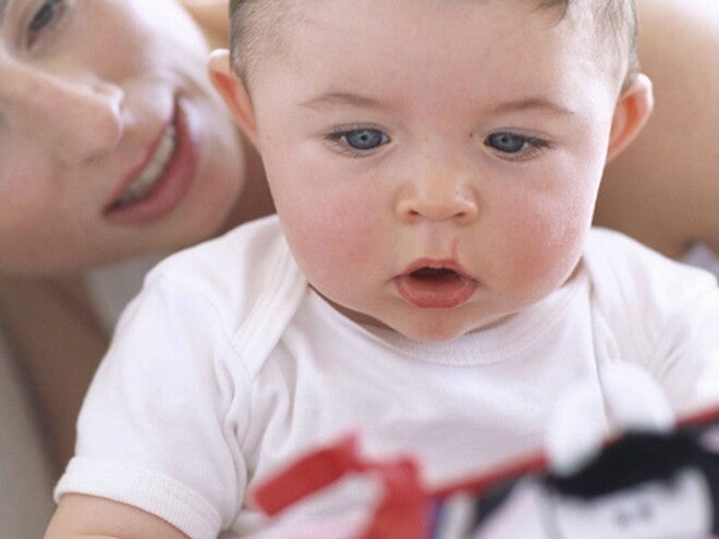 Bambino che legge un libro per l'infanzia Bambino che legge un libro per l'infanzia